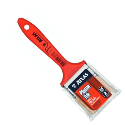 Pincel Trincha Pintura Atlas   2.1/2'' Plumatek At315/6 - Kit C/12
