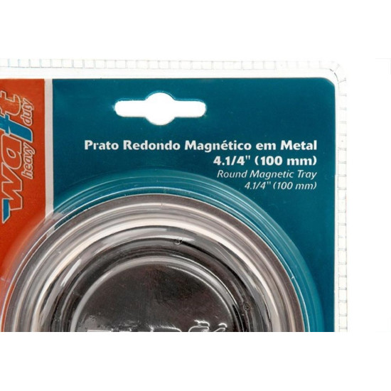Prato Magnetico Waft Metal Redondo 4.1/4'' 6224 Prato Magnetico Waft Metal Redondo 4.1/4'' 6224