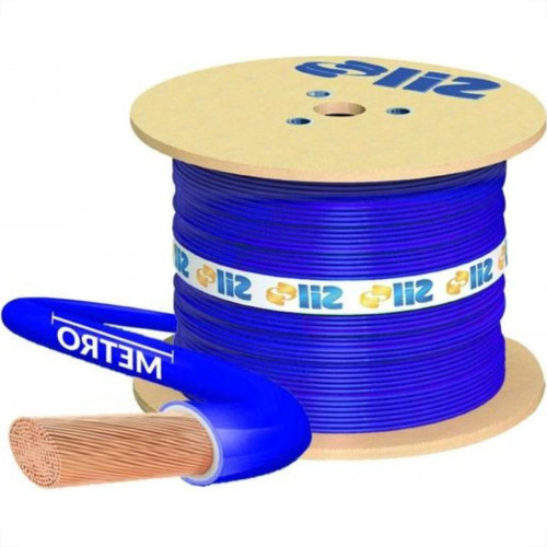 Fio Cabinho Flexivel Sil 750V ''Por Metro'' 50Mm Azul 