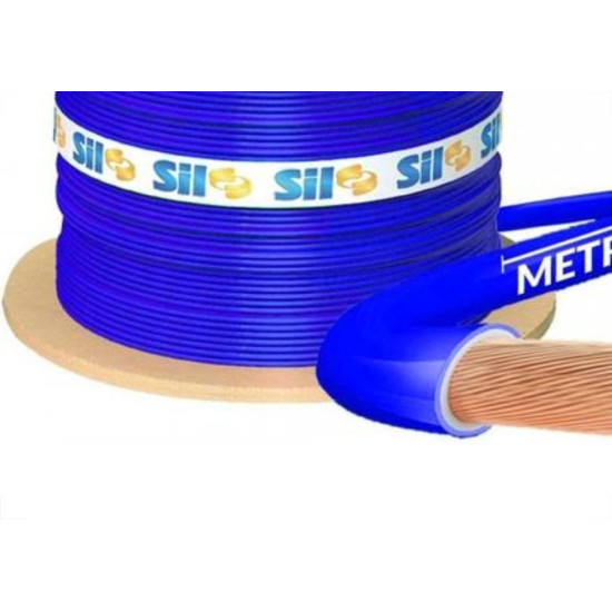 Fio Cabinho Flexivel Sil 750V ''Por Metro'' 50Mm Azul 