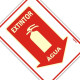 Placa Sinalizacao Pvc 20X30 ''Extintor Agua'' Fluorescente 250Bq Placa Sinalizacao Pvc 20X30 ''Extintor Agua'' Fluorescente 250Bq