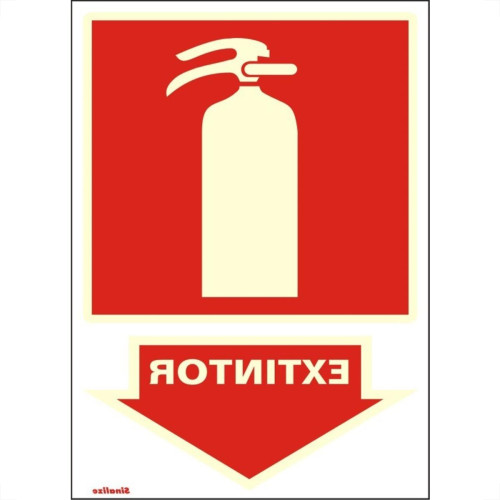 Placa Sinalizacao Pvc 20X30 ''Extintor'' Fluorescente 250Bd Placa Sinalizacao Pvc 20X30 ''Extintor'' Fluorescente 250Bd