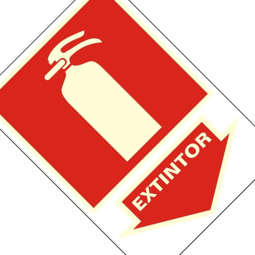 Placa Sinalizacao Pvc 20X30 ''Extintor'' Fluorescente 250Bd Placa Sinalizacao Pvc 20X30 ''Extintor'' Fluorescente 250Bd