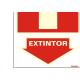 Placa Sinalizacao Pvc 20X30 ''Extintor'' Fluorescente 250Bd Placa Sinalizacao Pvc 20X30 ''Extintor'' Fluorescente 250Bd