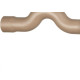 Curva Marrom Krona Transposicao 20 402 - Kit C/20 Curva Marrom Krona Transposicao 20 402 - Kit C/20
