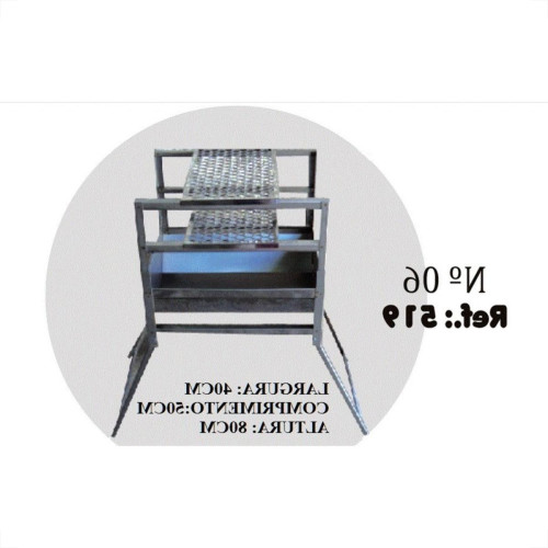 Churrasqueira Chapa Pintada Riskgas''6''40X50X80 2 Andares 504 Churrasqueira Chapa Pintada Riskgas''6''40X50X80 2 Andares 504