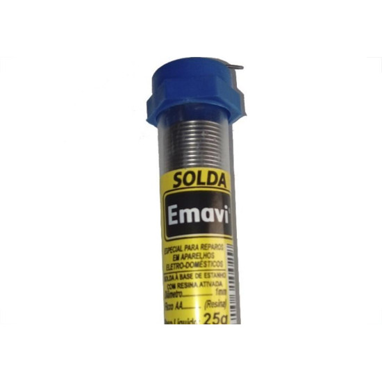 Solda Emavi Em Tubo 25Gr Sem Cartela Sa Solda Emavi Em Tubo 25Gr Sem Cartela Sa