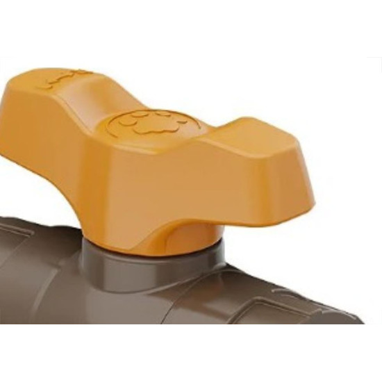 Registro Esfera Pvc Tigre Pequeno 20Mm Liso Liso Registro Esfera Pvc Tigre Pequeno 20Mm Liso Liso