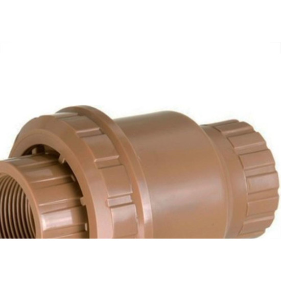 Valvula Retencao Pvc Tigre Marrom 25Mm Valvula Retencao Pvc Tigre Marrom 25Mm