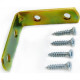 Cantoneira Moveis Zamar Branca 3'' 25 Pecas Cantoneira Moveis Zamar Branca 3'' 25 Pecas