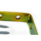 Cantoneira Moveis Zamar Branca 3'' 25 Pecas Cantoneira Moveis Zamar Branca 3'' 25 Pecas