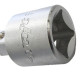 Adaptador Soquete Estriado Waft Cromo Vanadium 1/2 Femea X 3/8 Macho 6323