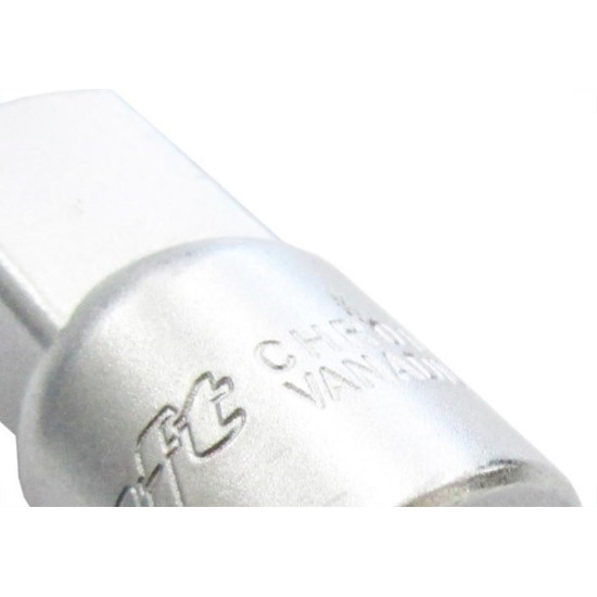 Adaptador Soquete Estriado Waft Cromo Vanadium 3/8 Femea X 1/2 Macho 6322