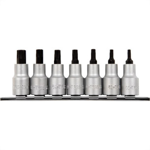 Chave Soquete Torx Waft Cromo Vanadium 1/2''Com 7Pecas 6345