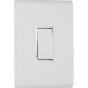 Conjunto Tramontina Liz 4X2 Branco Com Placa (1 Simples) 