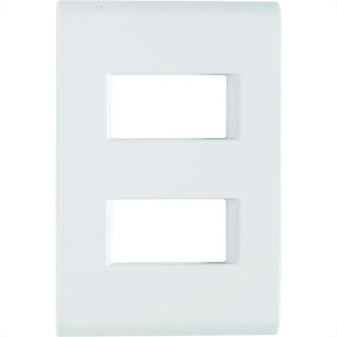 Placa Tramontina Liz 4X2 (2 Modulos Distanciada) 