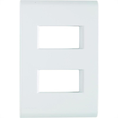 Placa Tramontina Liz 4X2 (2 Modulos Distanciada) Placa Tramontina Liz 4X2 (2 Modulos Distanciada)