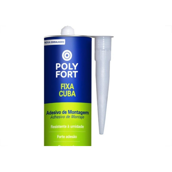 Cola Fixa Cuba Polyfort 285G Aluminio Pulvitec Za027