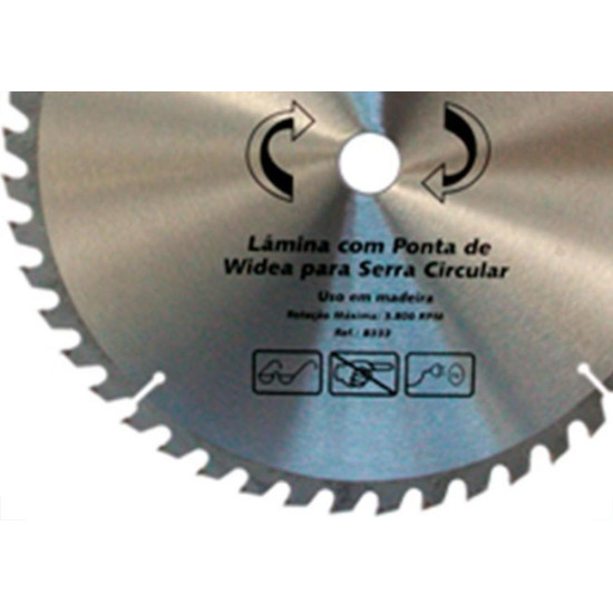 Serra Circular Widea Brasfort 9.1/4X60Dx25 7380 Serra Circular Widea Brasfort 9.1/4X60Dx25 7380
