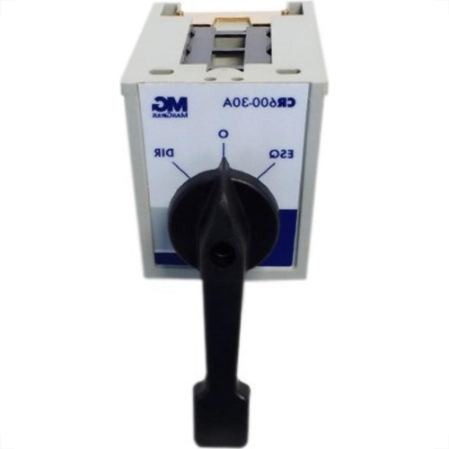 Chave Margirius Cr603 Reversora Alavanca 30A Preta Pa011801 Chave Margirius Cr603 Reversora Alavanca 30A Preta Pa011801