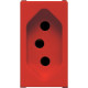 Kit C/2 - Modulo Soprano Ilus (Tomada 20A Vermelho) 5Ub99008 Kit C/2 - Modulo Soprano Ilus (Tomada 20A Vermelho) 5Ub99008