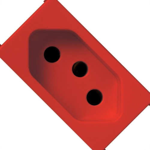 Kit C/2 - Modulo Soprano Ilus (Tomada 20A Vermelho) 5Ub99008 Kit C/2 - Modulo Soprano Ilus (Tomada 20A Vermelho) 5Ub99008