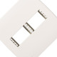 Placa Soprano Ilus 4X4 (2 Modulos Horizontal) 5Tg99030 Placa Soprano Ilus 4X4 (2 Modulos Horizontal) 5Tg99030