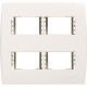 Placa Soprano Ilus 4X4 (4 Modulos Horizontal) 5Tg99032 Placa Soprano Ilus 4X4 (4 Modulos Horizontal) 5Tg99032