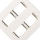 Placa Soprano Ilus 4X4 (4 Modulos Horizontal) 5Tg99032 Placa Soprano Ilus 4X4 (4 Modulos Horizontal) 5Tg99032