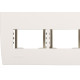 Placa Soprano Ilus 4X4 (4 Modulos Horizontal) 5Tg99032 Placa Soprano Ilus 4X4 (4 Modulos Horizontal) 5Tg99032