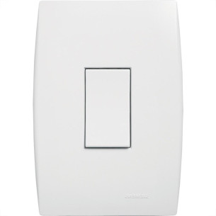 Conjunto Soprano Ilus 4X2 Branco Com Placa(1Paralelo Vertical) 5Ta99043