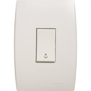 Conjunto Soprano Ilus 4X2 Branco Com Placa(1Campainha) 5Td99040
