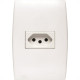 Conjunto Soprano Ilus 4X2 Branco Com Placa(1Tomada 10A) 5Ub99052 Conjunto Soprano Ilus 4X2 Branco Com Placa(1Tomada 10A) 5Ub99052