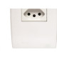 Conjunto Soprano Ilus 4X2 Branco Com Placa(1Tomada 10A) 5Ub99052 Conjunto Soprano Ilus 4X2 Branco Com Placa(1Tomada 10A) 5Ub99052