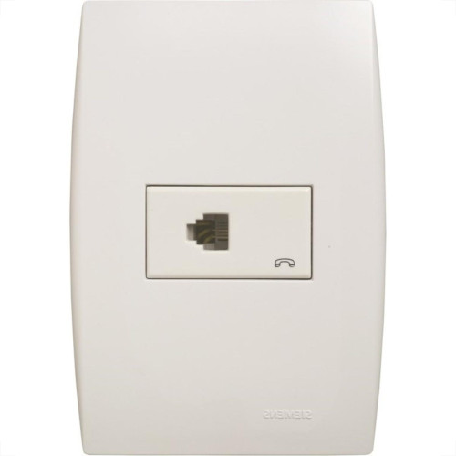 Conjunto Soprano Ilus 4X2 Branco Com Placa(1Rj11) 5Tg99061 Conjunto Soprano Ilus 4X2 Branco Com Placa(1Rj11) 5Tg99061