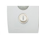 Kit C/4 - Conjunto Soprano Ilus 4X2 Branco Com Placa(Sens... Kit C/4 - Conjunto Soprano Ilus 4X2 Branco Com Placa(Sens...