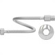 Engate Flexivel Metal Cromado Censi Malha Inox 60Cm 7546-1 Engate Flexivel Metal Cromado Censi Malha Inox 60Cm 7546-1