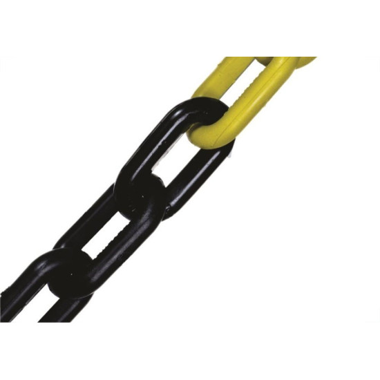 Corrente Pvc Juntalider 10 X 3,6M Amarela/Preta Corrente Pvc Juntalider 10 X 3,6M Amarela/Preta