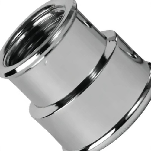 Luva Latao Metais Rei Reducao 3/4X1/2'' Cromada 10156