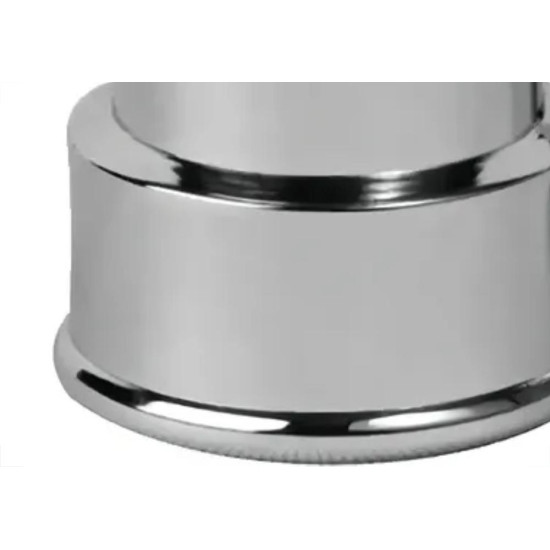 Luva Latao Metais Rei Reducao 3/4X1/2'' Cromada 10156