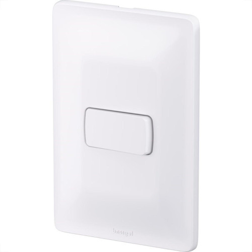 Conjunto Pial Zeffia 4X2 Branco Com Placa(1Interrupitor) 680119