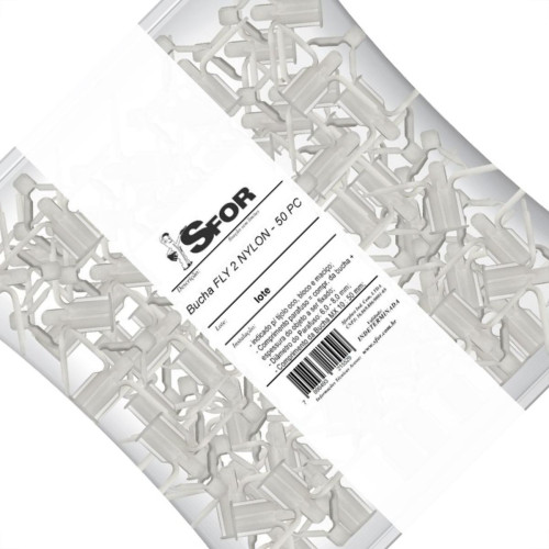 Bucha Fixacao Sforplast Gesso Nylon 04 A 16 50 Pecas Numero 2 86 Bucha Fixacao Sforplast Gesso Nylon 04 A 16 50 Pecas Numero 2 86