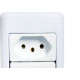 Sistema Perlex Branca (1 Paralelo+Tomada 10A) 3081P/11Br Sistema Perlex Branca (1 Paralelo+Tomada 10A) 3081P/11Br