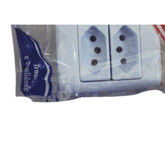 Kit C/2 - Sistema Perlex Branca (2 Tomadas 20/20A) 3015/15Br