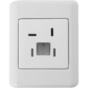 Sistema Perlex Branca (Tomada Fone+Modulo) 3063Br