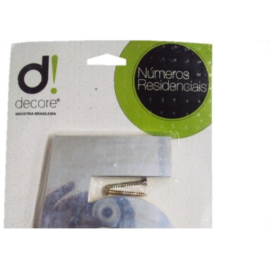 Numero Aluminio Espelhado 5 15Cm 19 Numero Aluminio Espelhado 5 15Cm 19