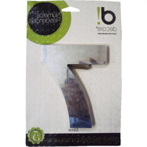 Numero Aluminio Espelhado 7 15Cm 21 Numero Aluminio Espelhado 7 15Cm 21
