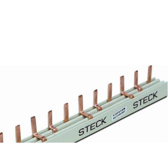 Barramento Steck Trifasico 3X 4 Disjuntores Din 80A S3F210B