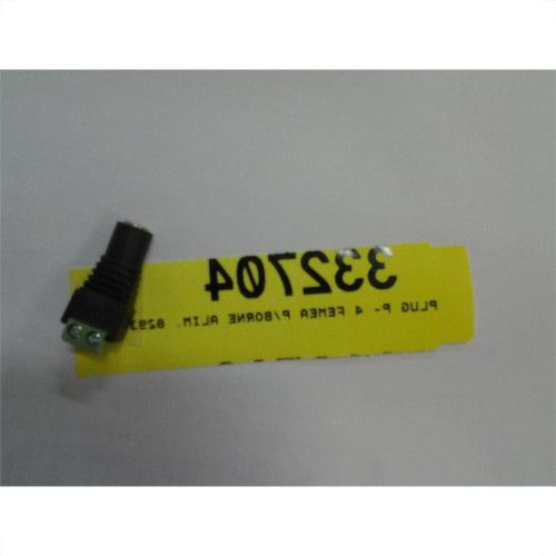 Plug P- 4 Femea Para Borne Alimentacao 8293 597 - Kit C/10 Plug P- 4 Femea Para Borne Alimentacao 8293 597 - Kit C/10