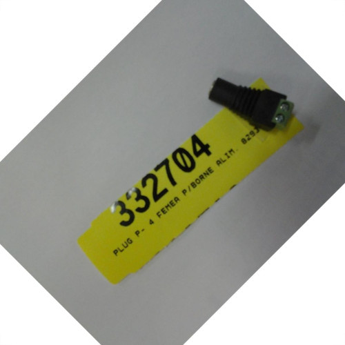 Plug P- 4 Femea Para Borne Alimentacao 8293 597 - Kit C/10 Plug P- 4 Femea Para Borne Alimentacao 8293 597 - Kit C/10